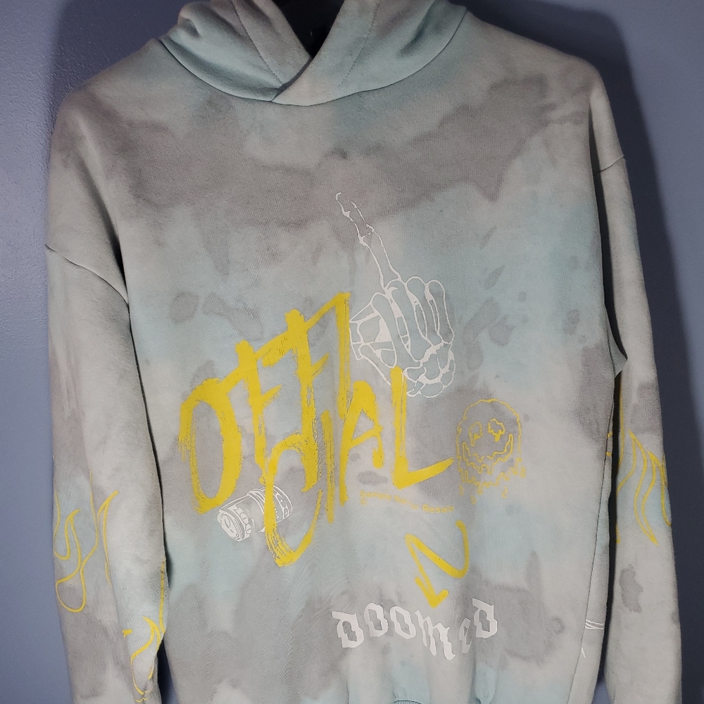 boohoo man Tie Dye Hoodi Sweater Men Size S
